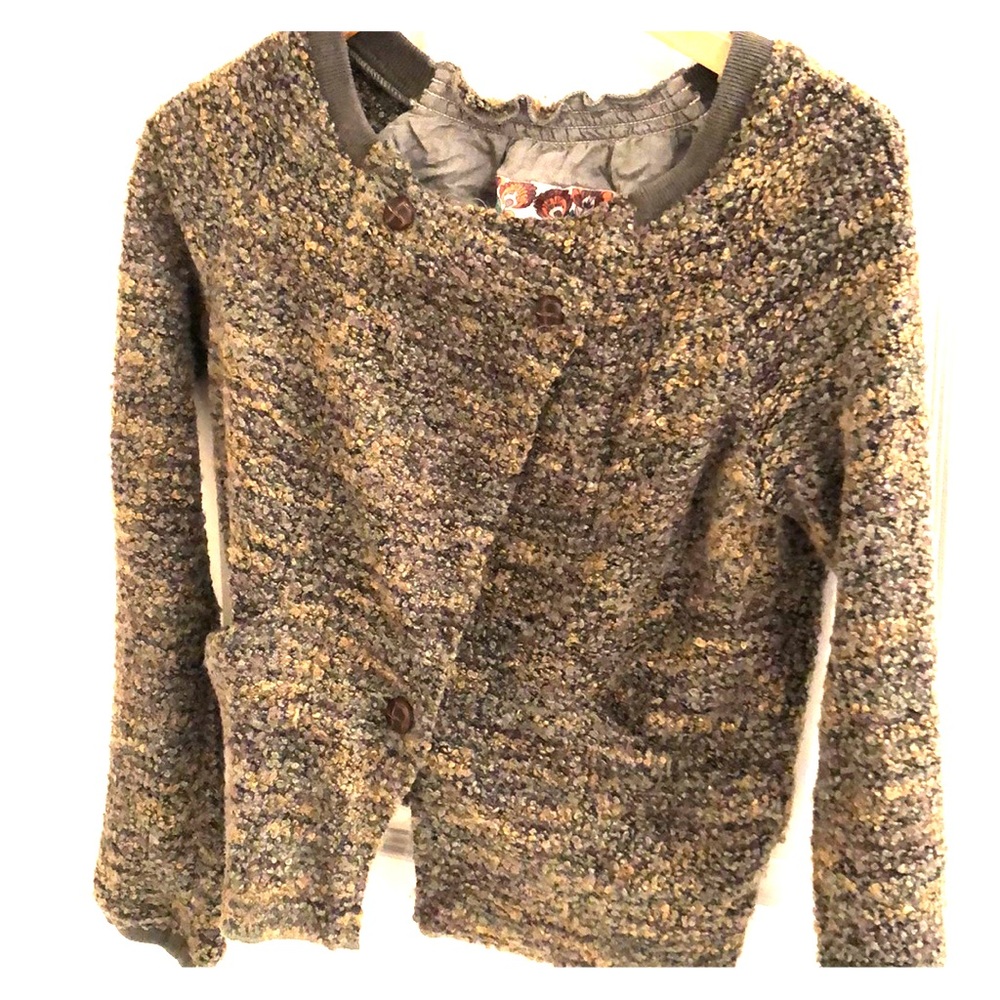Free people boucle sweater.